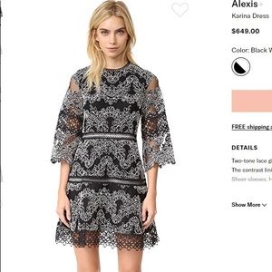 Alexis Karina Embroidered Dress